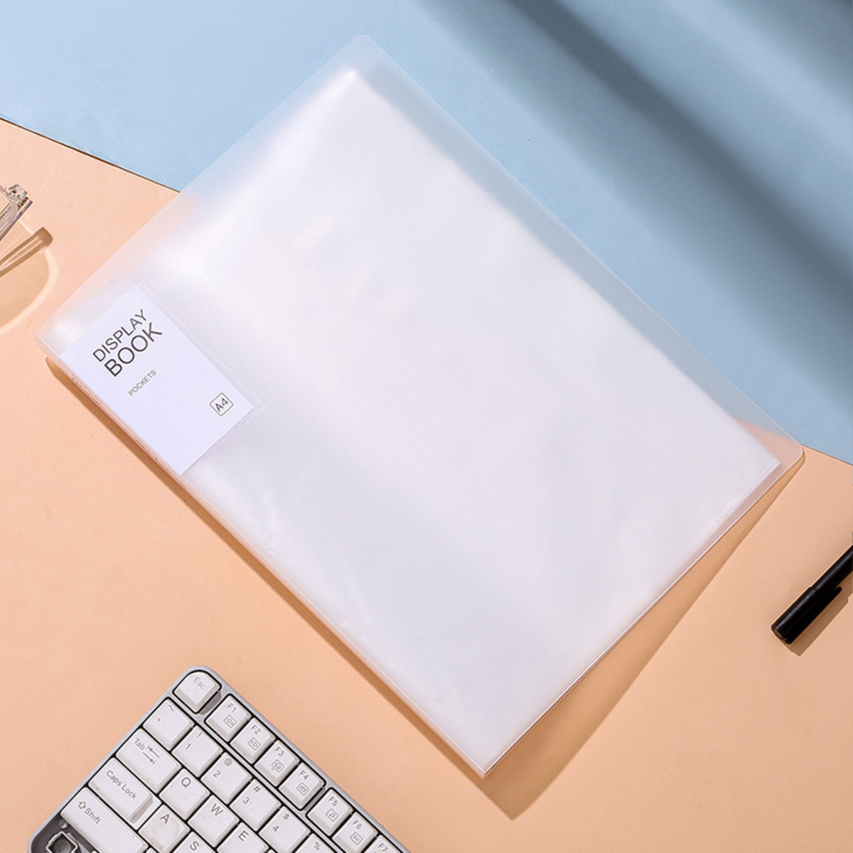 PP Cover Transparent File Folder Display Book Filling Product With A4 20/30/40/60 Inner Pages School With