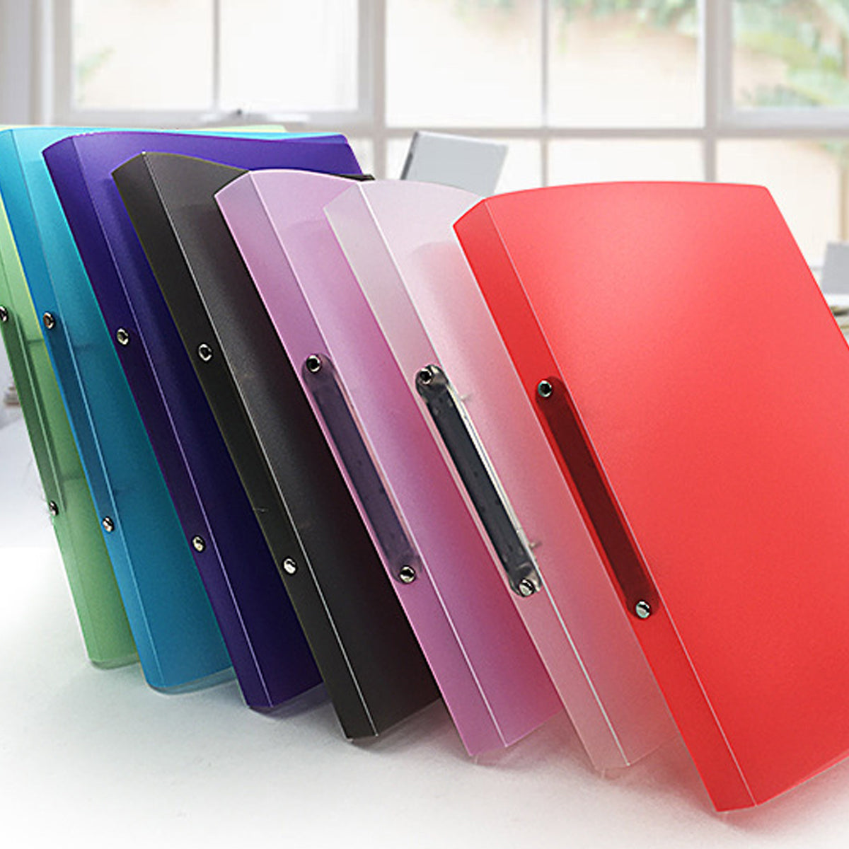 2 Ring Binder,Binder Organizer Holds 8.5’’ x 11’’ Paper with Tag