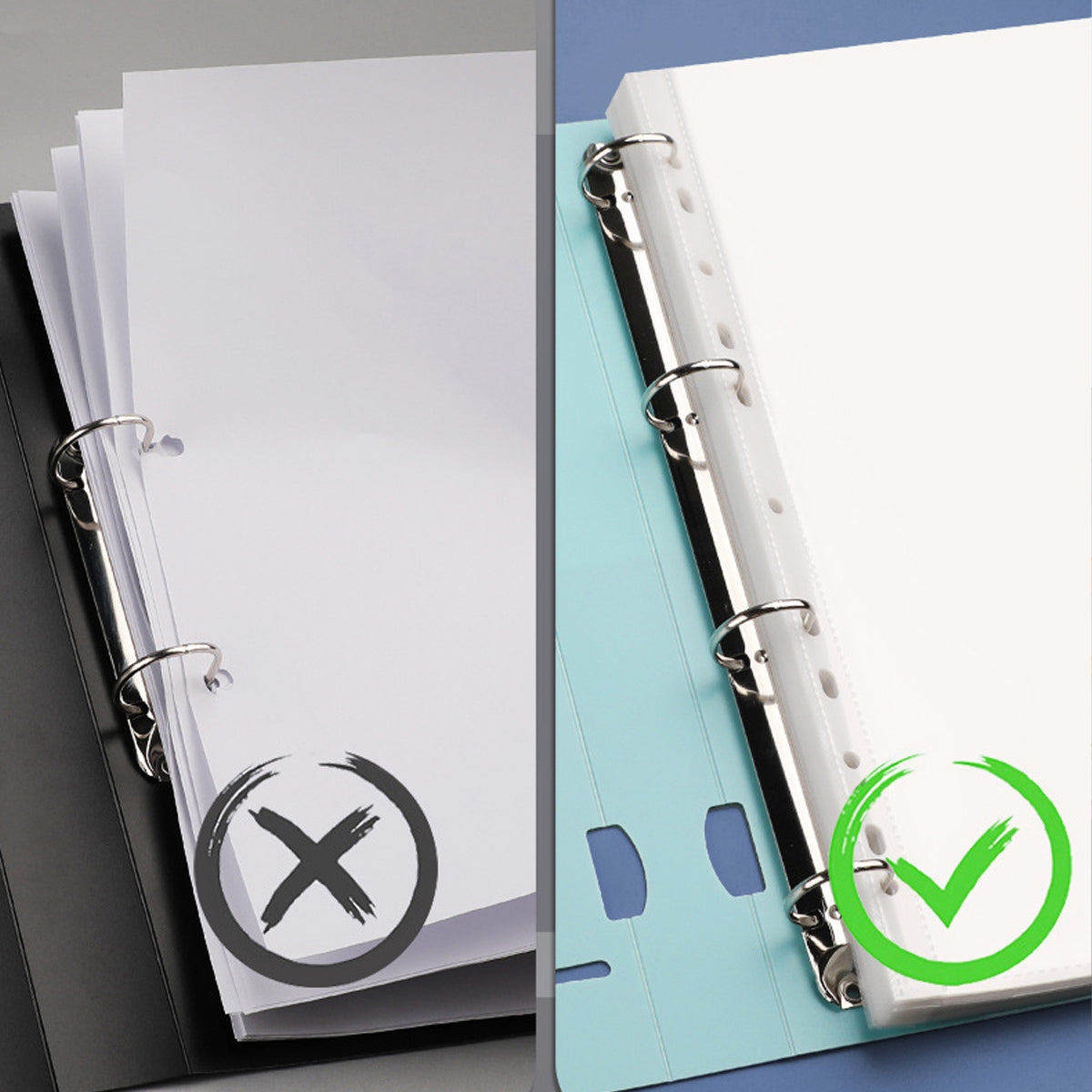 Premium Economy Binder, 4-Ring Binder for School, Office, or Home, Holds 240 Sheets 8.5x11 inch Paper