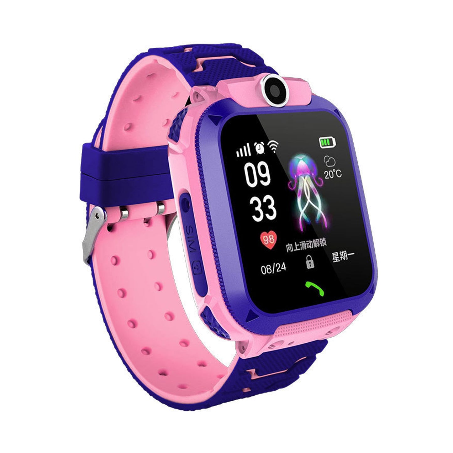 Smartwatch With GPS Tracker Texting And Calling,Smart Watch For Kids,With Two-Way Call SOS Anti-Lost Games Camera, Child Cellphone Watch School Class Gifts,4-12 Years Girls Boys Gifts