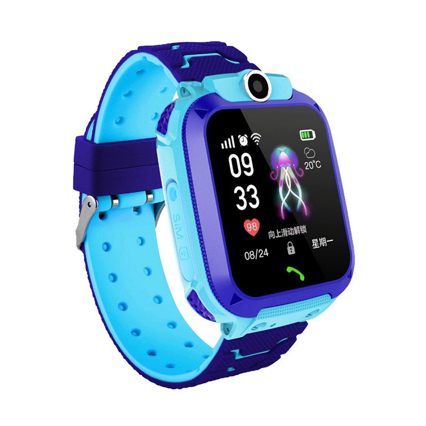 Smartwatch With GPS Tracker Texting And Calling,Smart Watch For Kids,With Two-Way Call SOS Anti-Lost Games Camera, Child Cellphone Watch School Class Gifts,4-12 Years Girls Boys Gifts