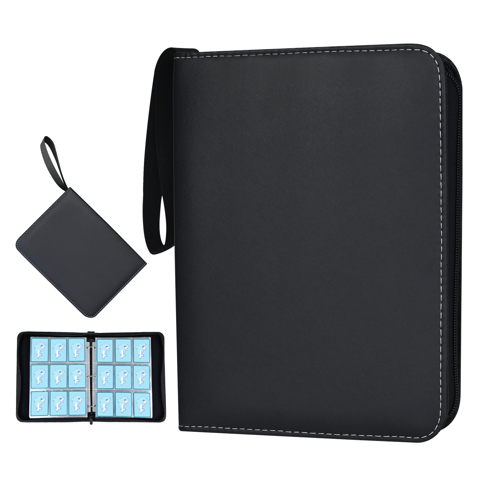 9-Pocket Binder for Pokemon Cards with Sleeves, Card Holder Binder for Card collections store 9-Pocket Binder for Pokemon Cards with Sleeves, Card Holder Binder for Card collections store
