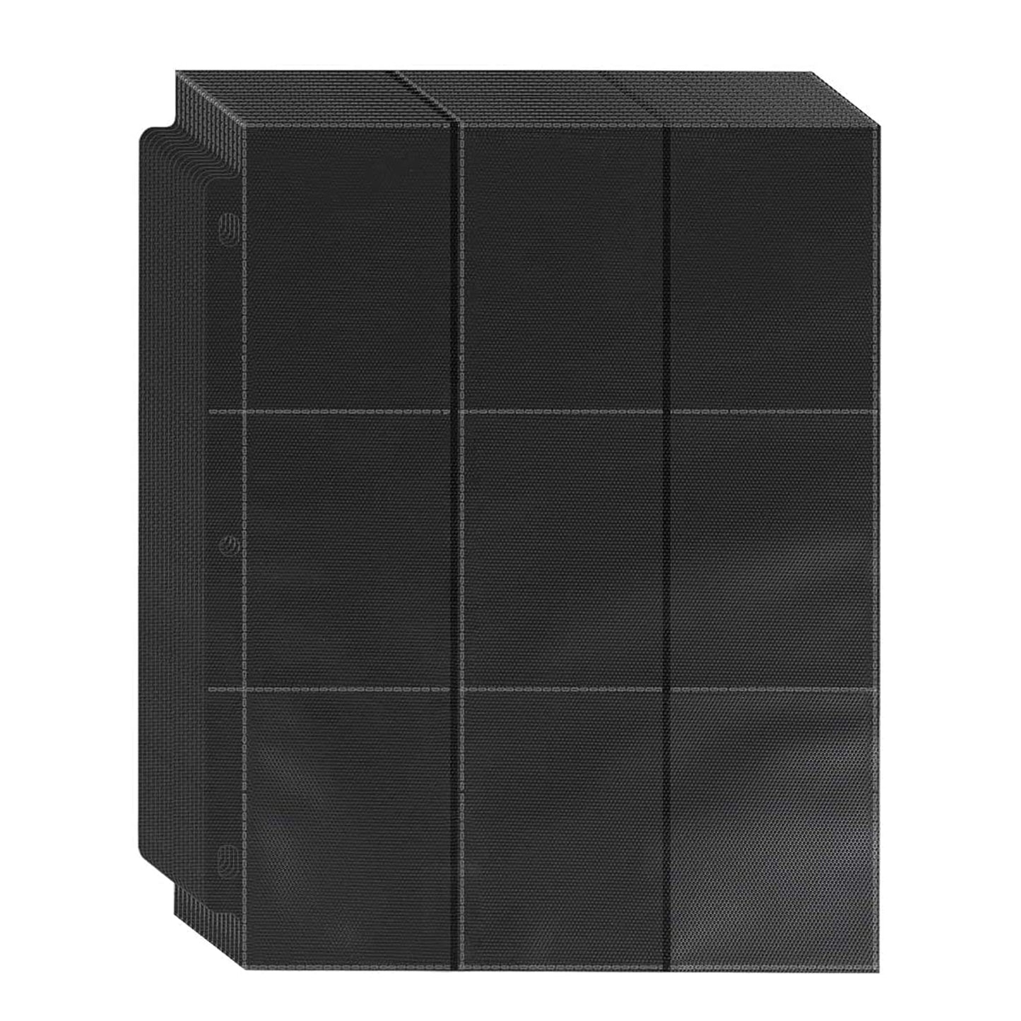 50 Pockets Trading Card Sleeves Binder, Baseball Card Binder Sleeves fit for MTG, Yugioh Cards, Standard Size Sports Card, 3 Ring Binder Card Holder Protector