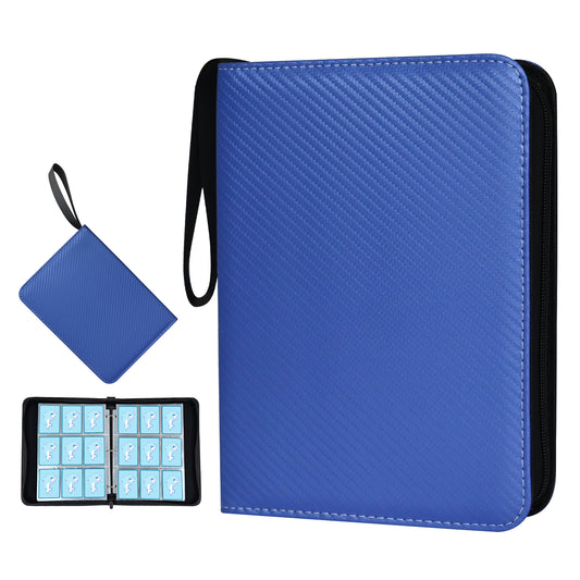 9-Pockets Trading Card Binder with Sleeves,Card Binder Collect Holder Case,900 Pockets Zipper Binder Case Album for Boys Girls
