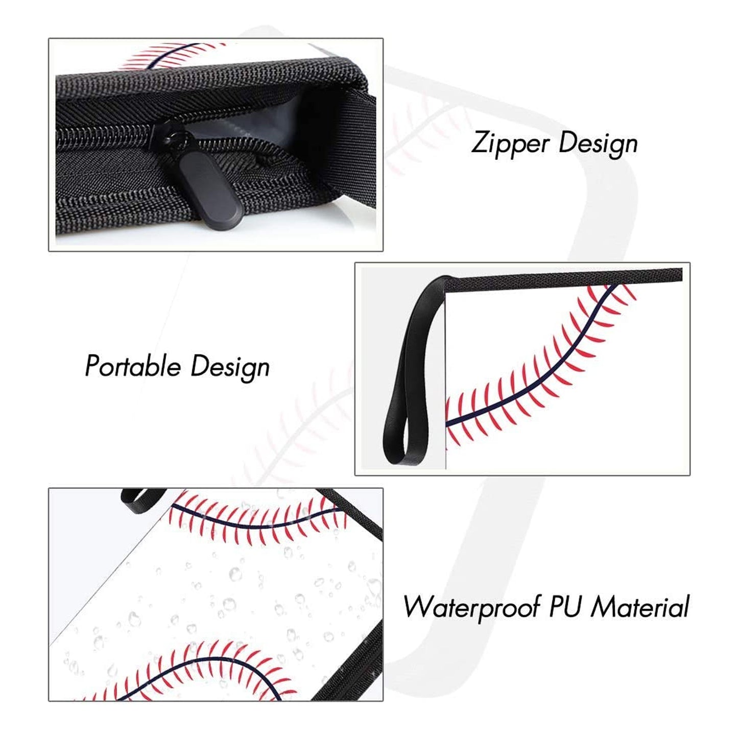 Baseball Card Binder Sleeves for Trading Cards, Baseball Card Sleeves Card Holder Protectors Set for Football Cards and Sports Cards (Holds Up to 400)