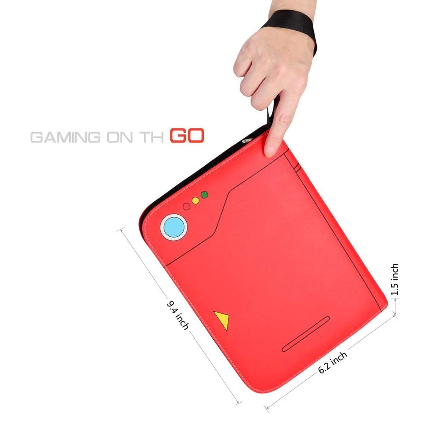 Binder Compatible with PTCG, 4 Pocket Trading Card Album Folder, Holds Up to 400 Cards.