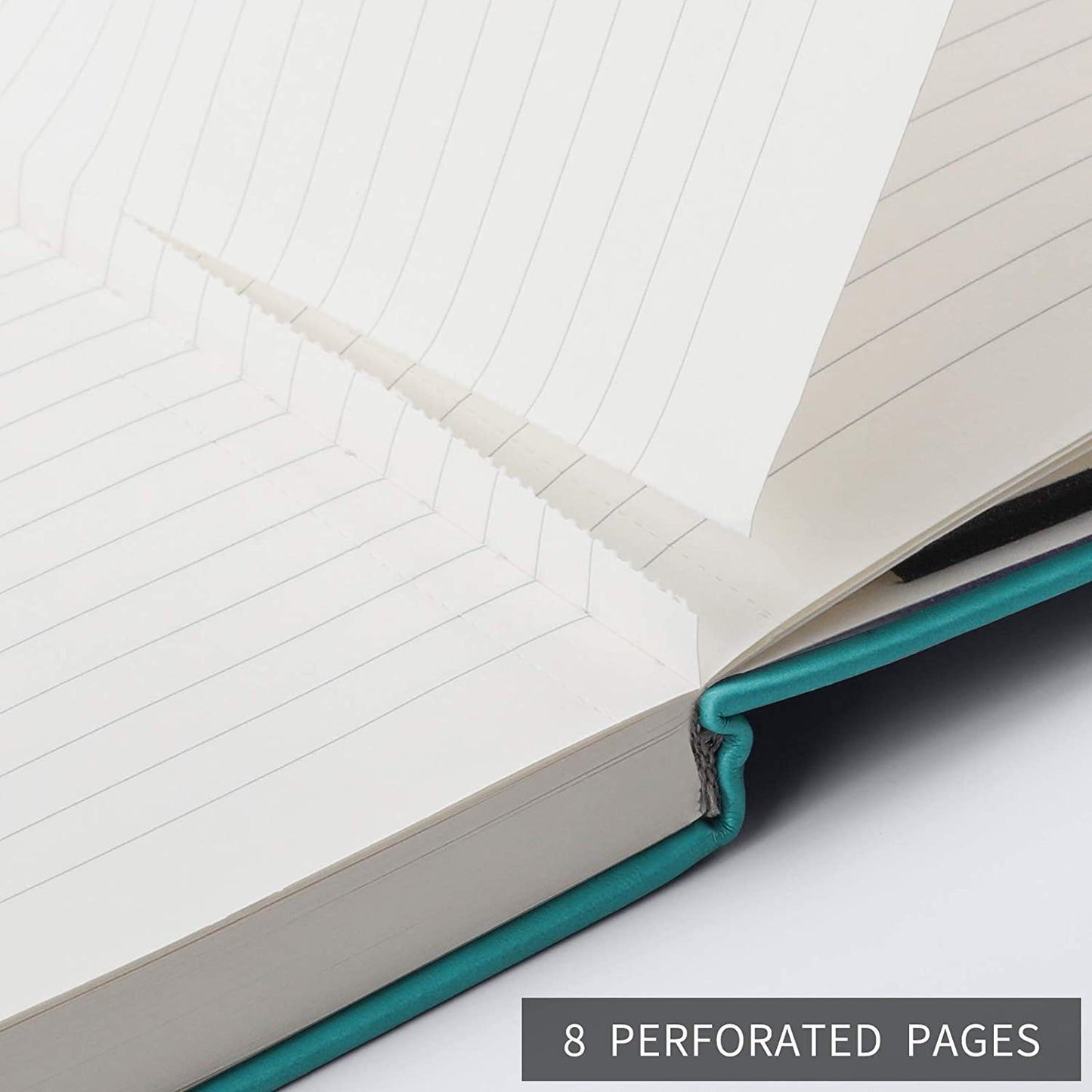 Lined Journal Notebook Hardcover 2 Pack - A5 College Ruled Writing Notebook with 376 Numbered Pages,100gsm Thick Paper 5.75'' × 8.38''