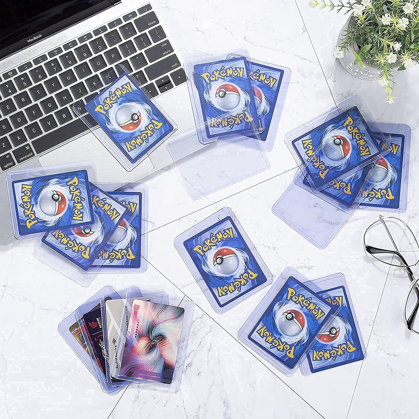 Foldermax Toploaders for Trading Cards 3 x 4 Inch 35pt (30 Count )