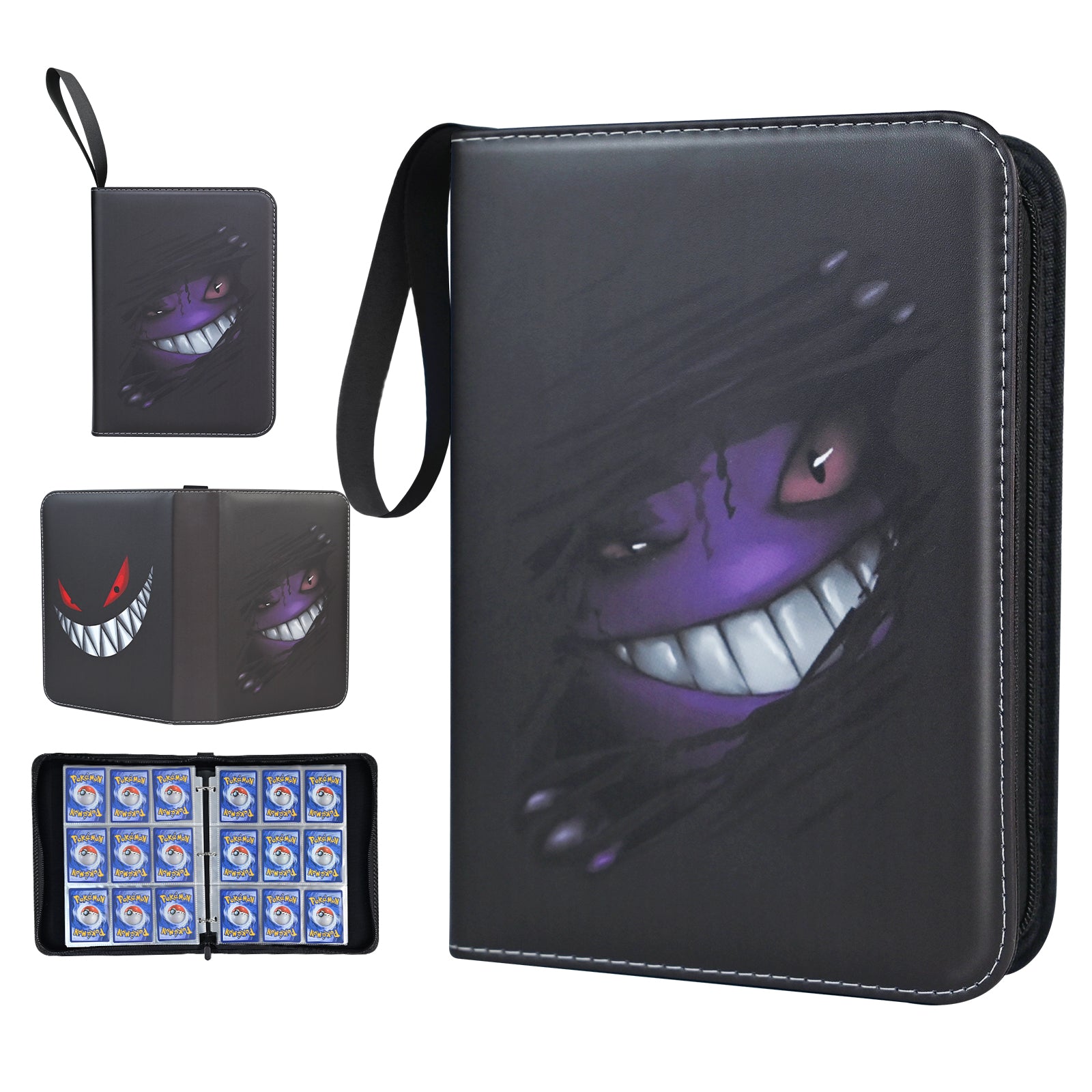 Foldermax Card Binder for Pokemon Cards Binder 9-Pocket, 900 Cards Tra – Card collections store