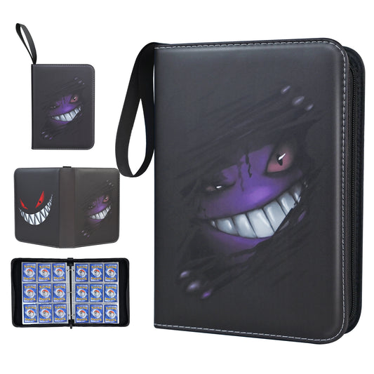 Foldermax Card Binder for Pokemon Cards Binder 9-Pocket, 900 Cards Trading Card Games Collection Binder with 50 Removable Sleeves