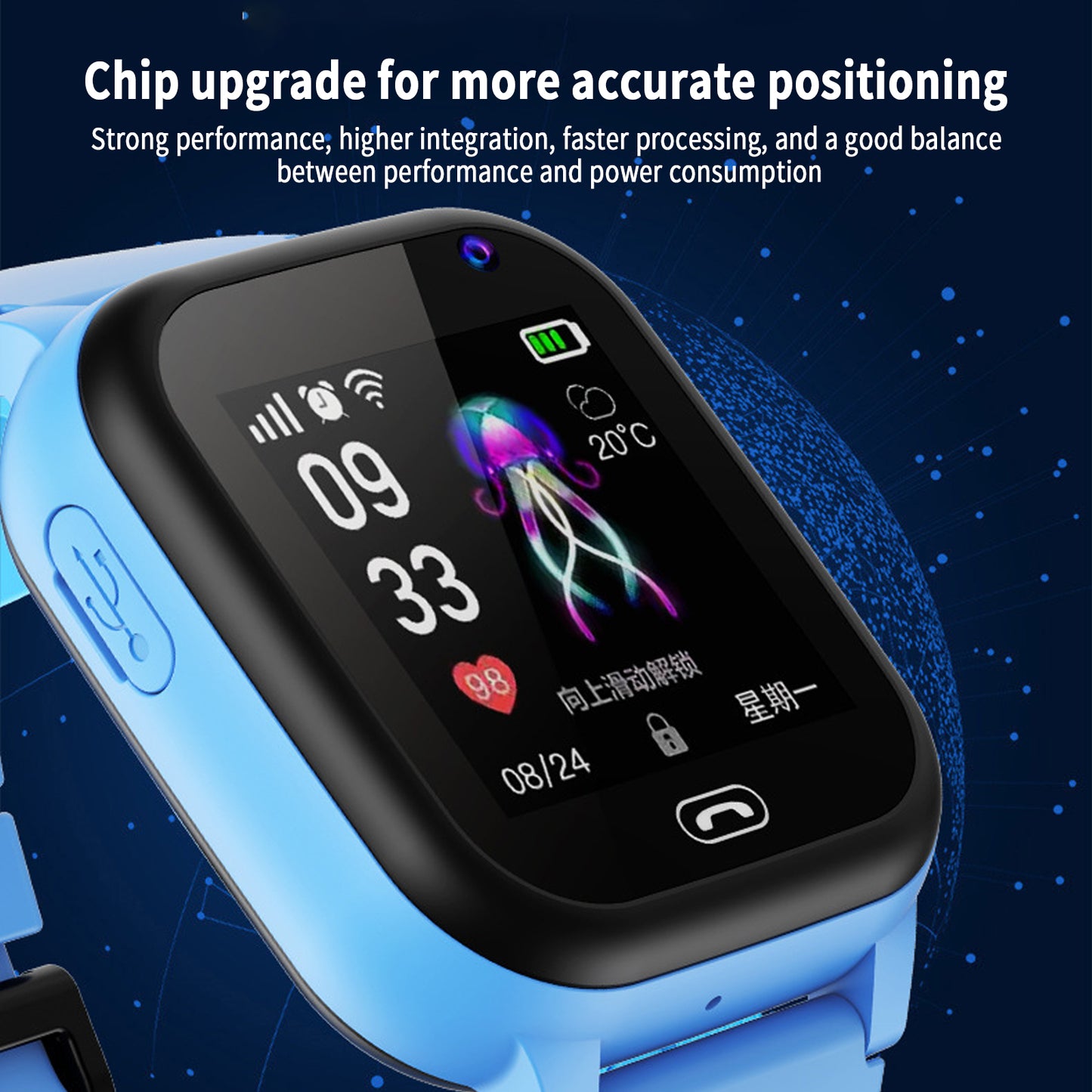 1.44" Smart Watch for Boys Girls Smartwatch for Kids with Dual Camera  Video Children Touch Screen 4-12 Years Girls Boys Gifts