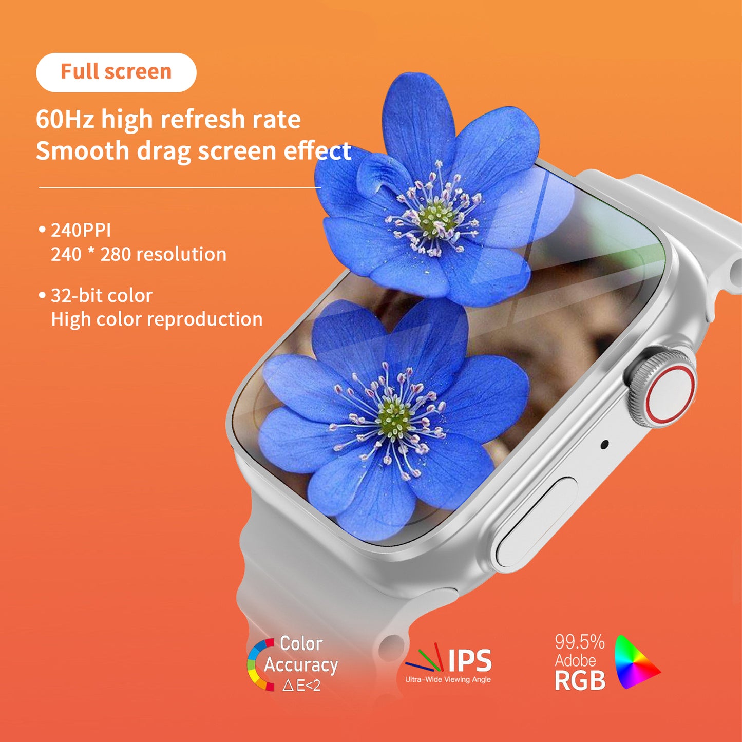 Women's Smart Watch1.83in， Wireless Smart Watch  Waterproof Outdoor Fitness Tracker with Artificial Intelligence Voice/Sleep and More Monitors