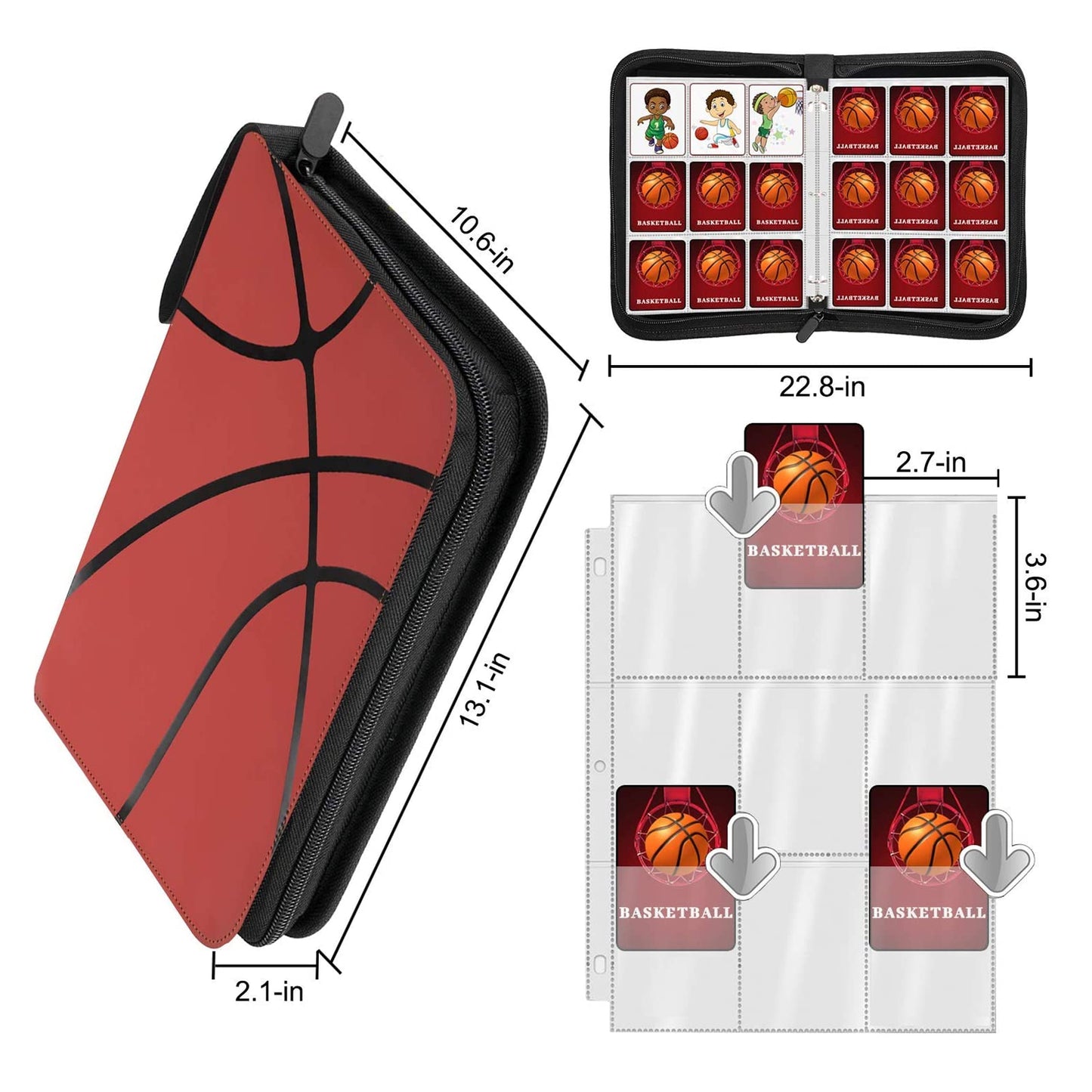 720 Pockets Basketball Card Binder Sleeves for Basketball Trading Card Card collections store 720 Pockets Basketball Card Binder Sleeves for Basketball Trading Card Card collections store