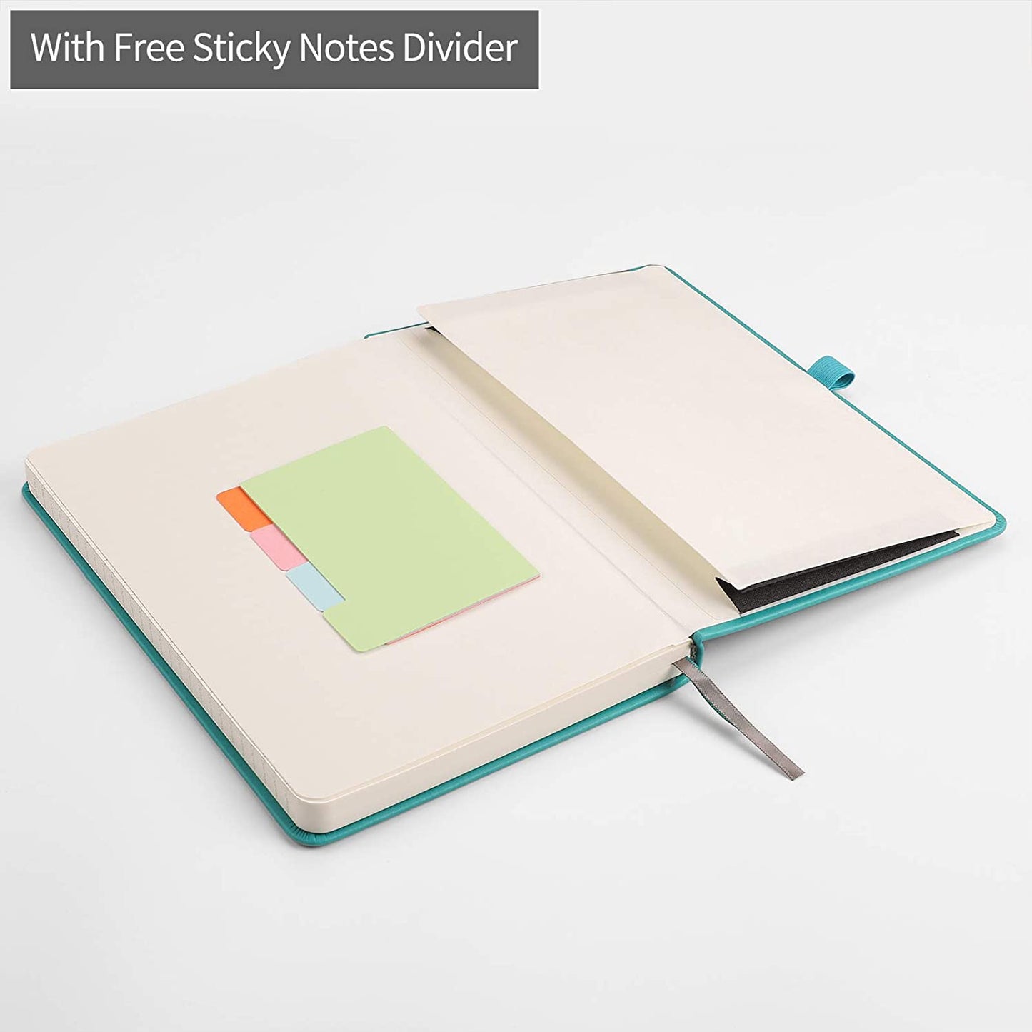 Lined Journal Notebook Hardcover 2 Pack - A5 College Ruled Writing Notebook with 376 Numbered Pages,100gsm Thick Paper 5.75'' × 8.38''