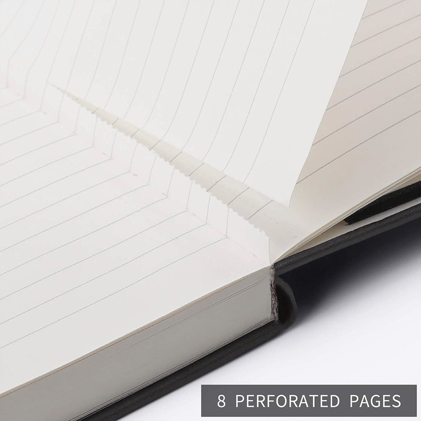 Lined Journal Notebook Hardcover 2 Pack - A5 College Ruled Writing Notebook with 376 Numbered Pages,100gsm Thick Paper 5.75'' × 8.38''