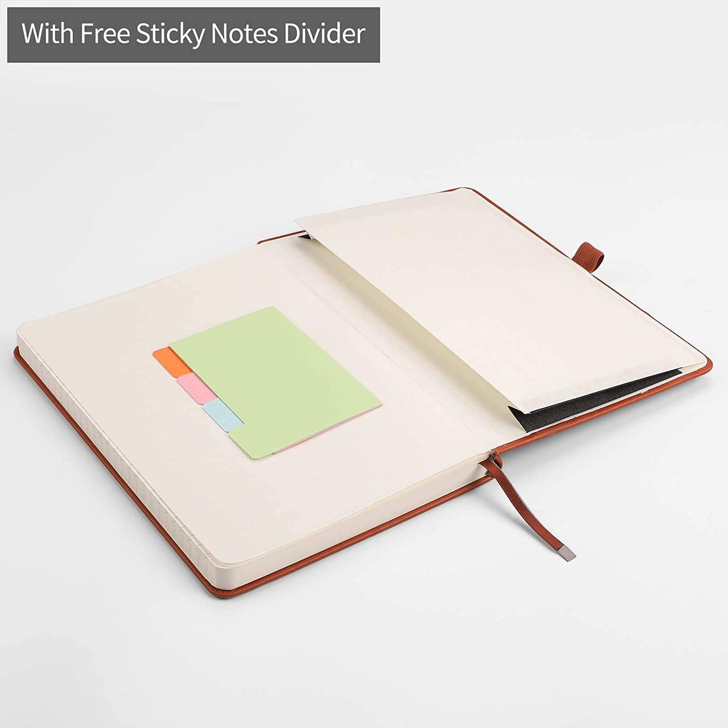 Lined Journal Notebook Hardcover 2 Pack - A5 College Ruled Writing Notebook with 376 Numbered Pages,100gsm Thick Paper 5.75'' × 8.38''