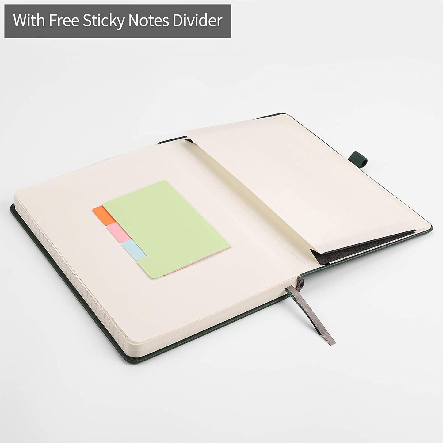 Lined Journal Notebook Hardcover 2 Pack - A5 College Ruled Writing Notebook with 376 Numbered Pages,100gsm Thick Paper 5.75'' × 8.38''