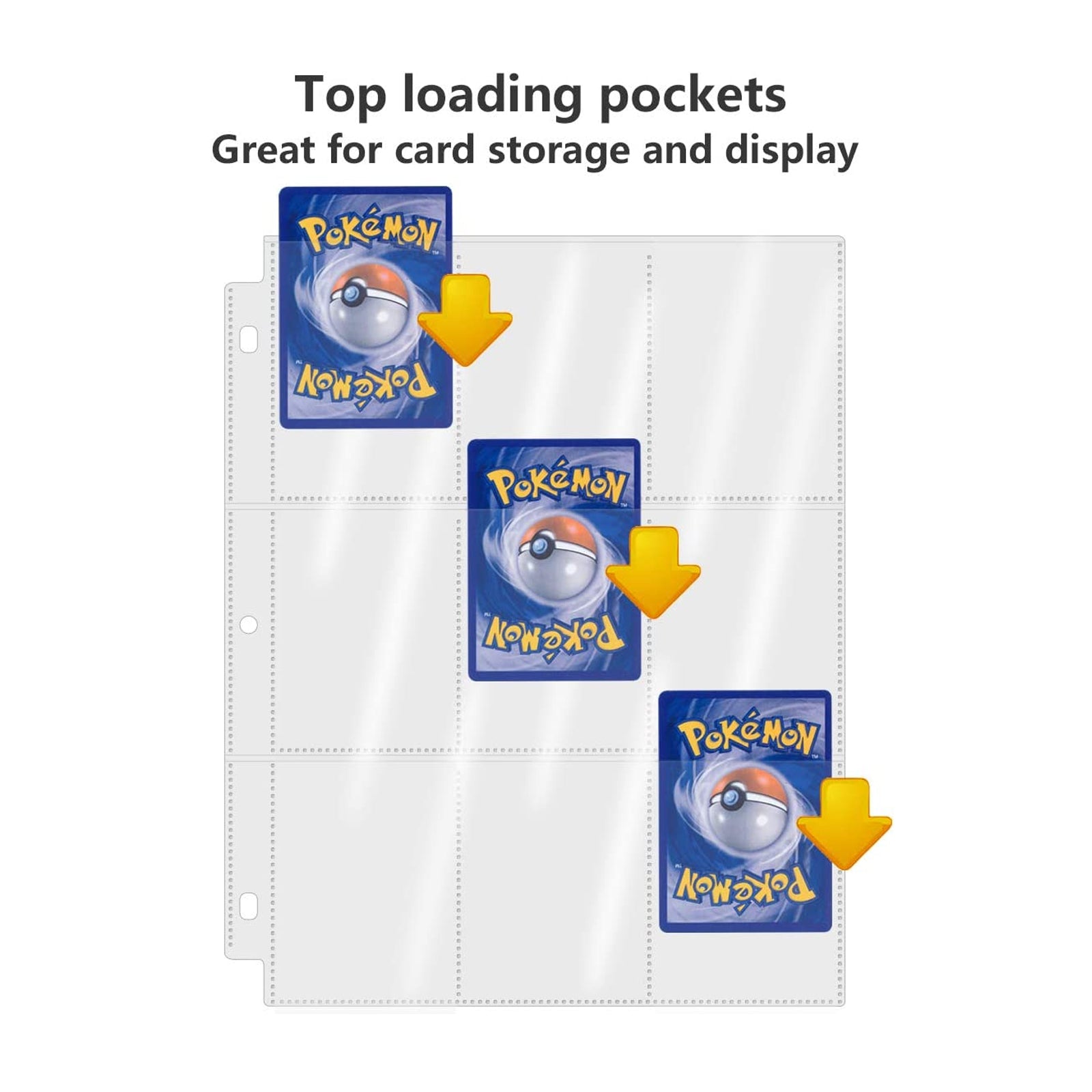 50 Pockets Trading Card Sleeves Binder, Baseball Card Binder Sleeves f Card collections store 50 Pockets Trading Card Sleeves Binder, Baseball Card Binder Sleeves f Card collections store