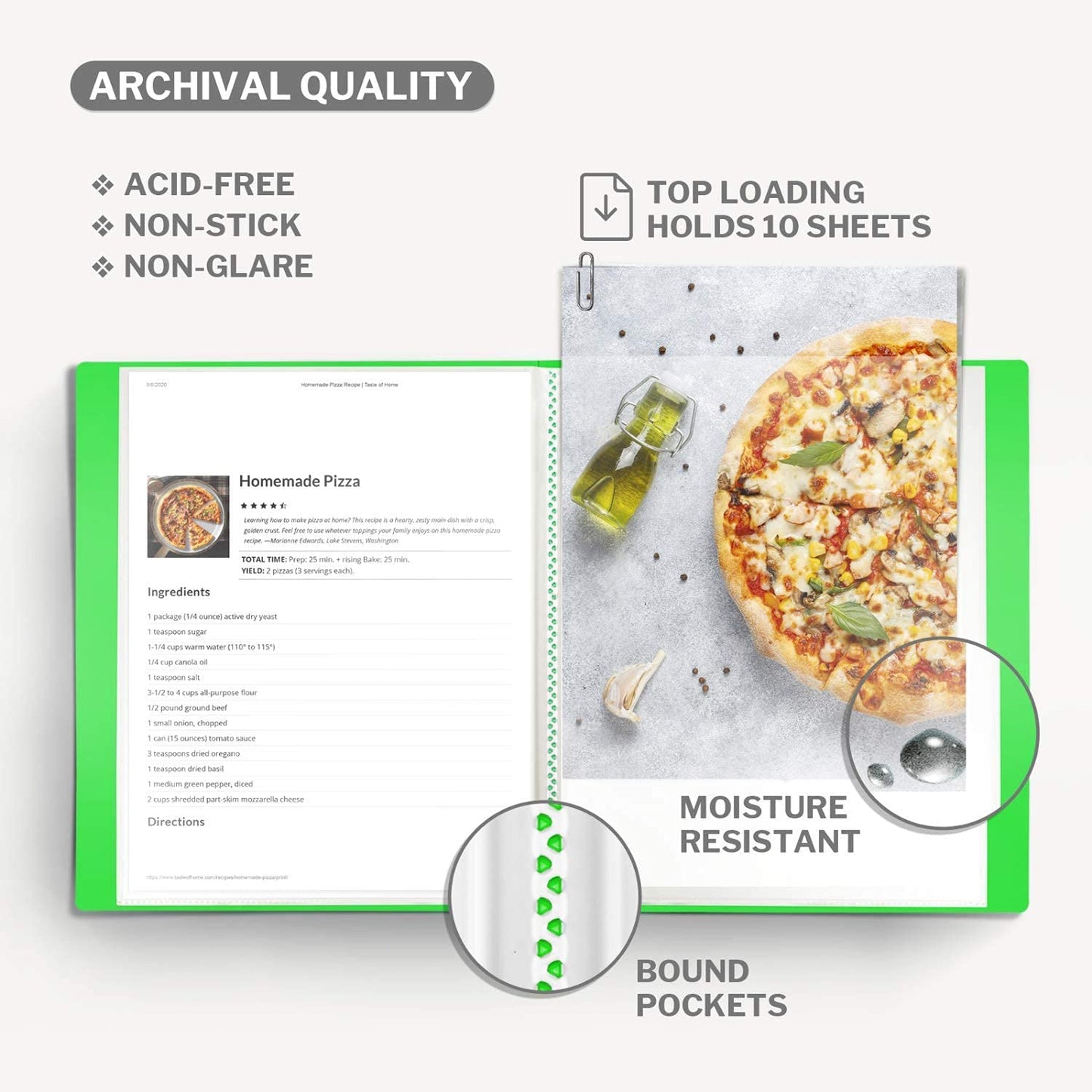 Presentation Books with Bright Colors - (Assorted, 4-Pack) Colorful Translucent Poly Folders with Plastic Sleeves, 24 Pockets Display 48 Pages, Durable Portfolio Books Include Labels