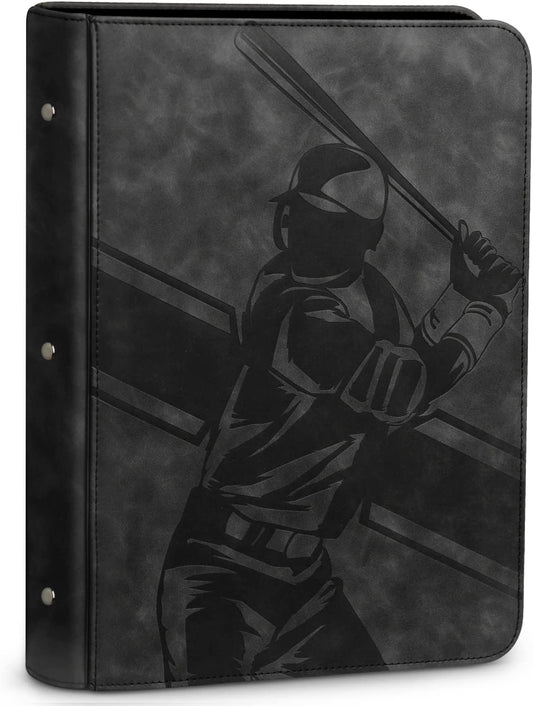 Morinbo Baseball Card Binder For Trading Cards, 9 Pocket Card Binder Fit 540 Cards Includes 30 Pages, For Tcg Collection Storage, Football Card, Baseball Card, Sport Card