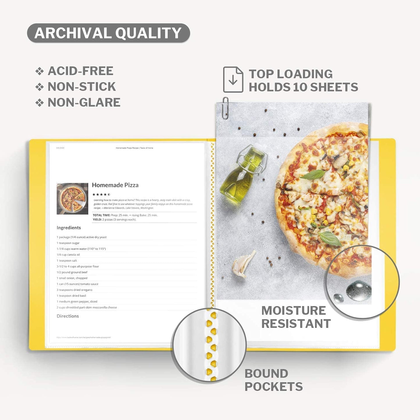 Presentation Books with Bright Colors - (Assorted, 4-Pack) Colorful Translucent Poly Folders with Plastic Sleeves, 24 Pockets Display 48 Pages, Durable Portfolio Books Include Labels