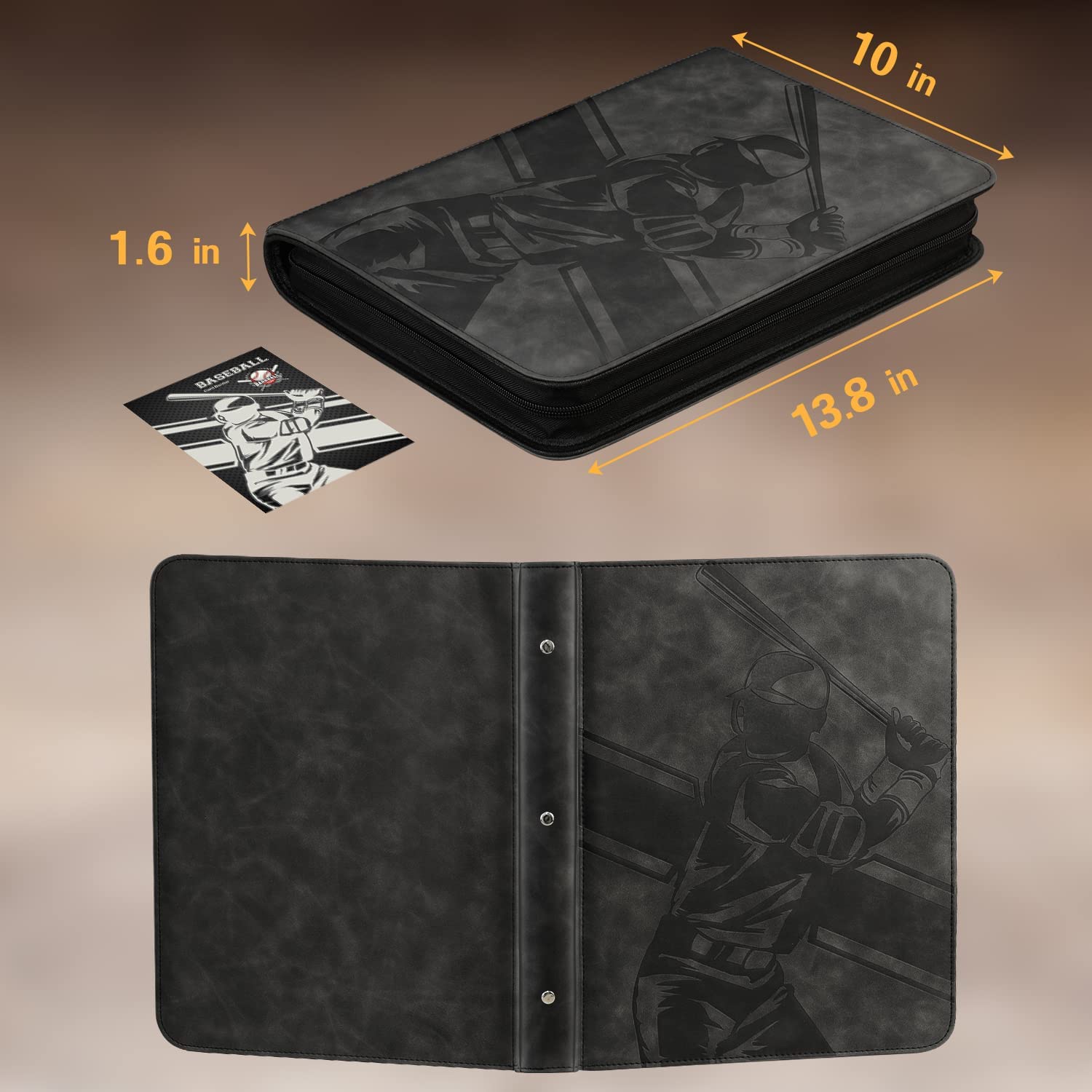 1500 card binder Morinbo Baseball Card Binder For Trading Cards, 9 Pocket Card Binder F – Card collections store