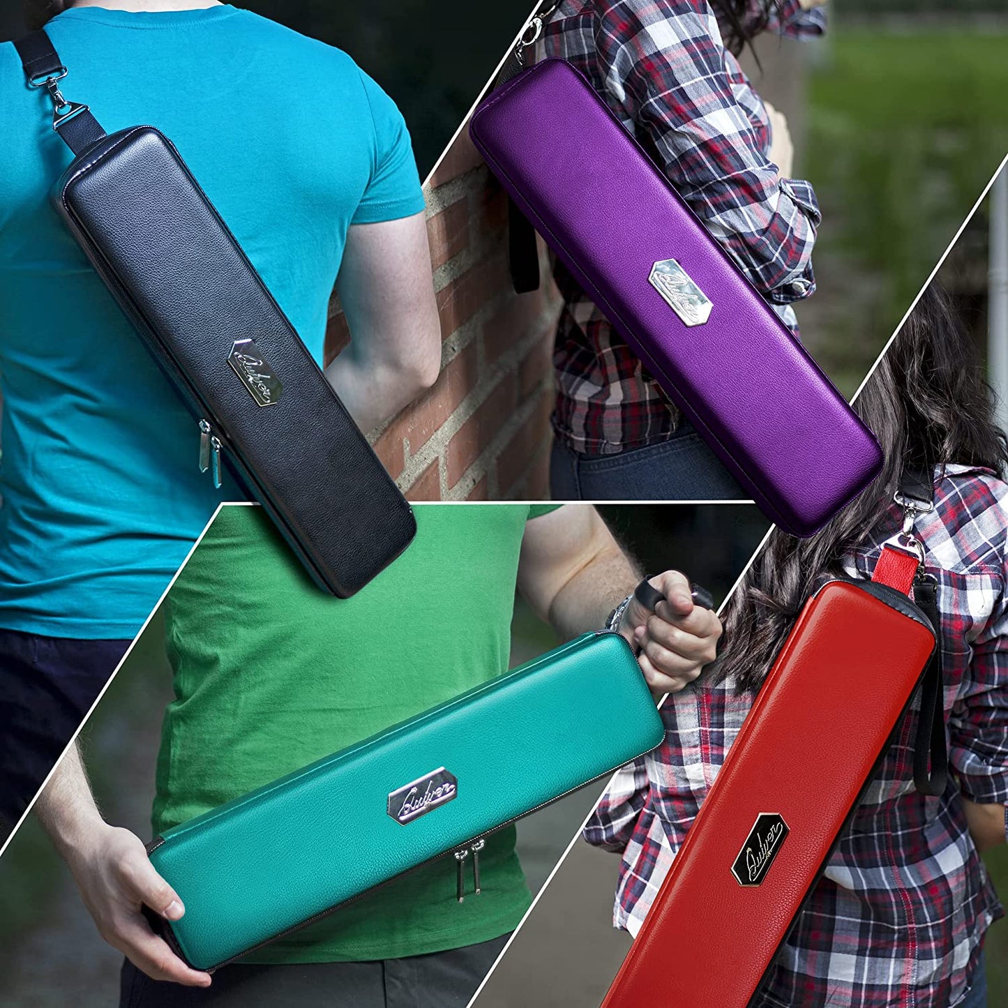 Quiver Time Purple Bolt Collector Card Carrying Case ~ Card/Deck Storage Case with Wrist and Shoulder Strap, Dividers & Separators, Corner Pads + 100 Apollo Card Sleeves ~ Deck Box Bag Compatible